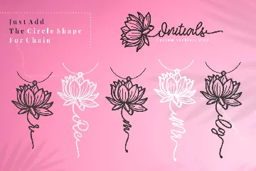 Lilya Birth Flower - An Ornament Script Font