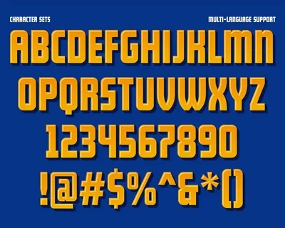 Orange Crate font