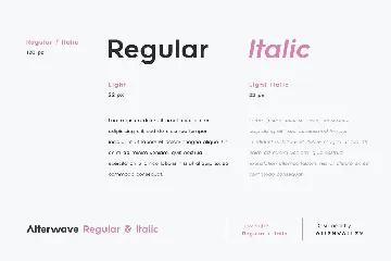 Alterwave - Font Family