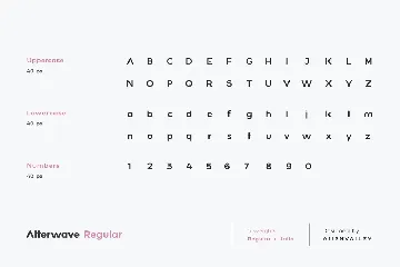 Alterwave - Font Family