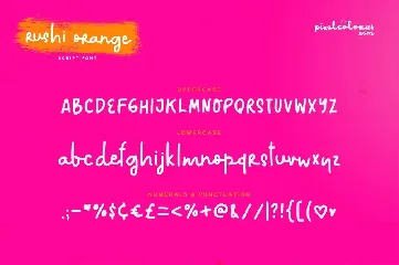 Rushi Orange Font