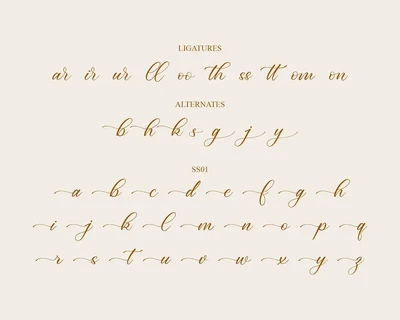 Cathylise Janetson Script Font