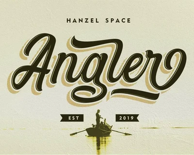 Angler â€“ Modern Script Font