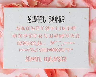 Sweet Bonia - A Display Font