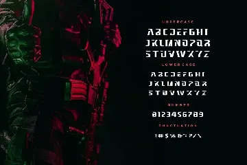 Brigade - Modern Techno Military Font Typeface
