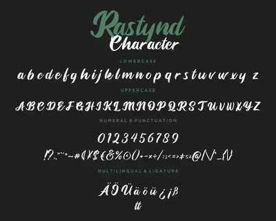 Rastynd Script Bold Business Font