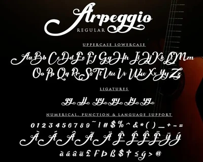 Arpeggio font