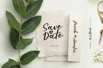 Mark The Date font