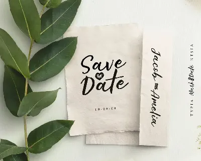 Mark The Date font