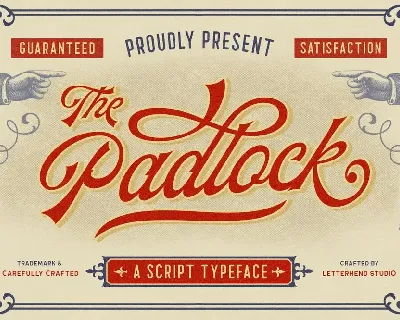 Padlock Script font