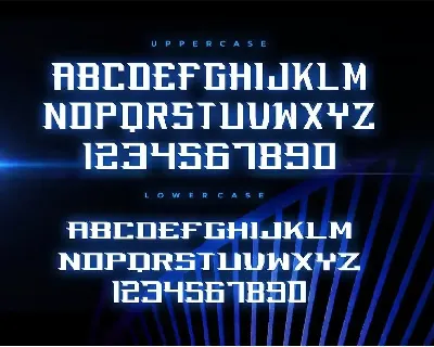 Quattro - Modern Futuristic racing gaming font