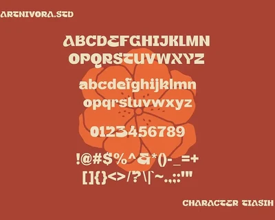Tiasih - Decorative Display Font