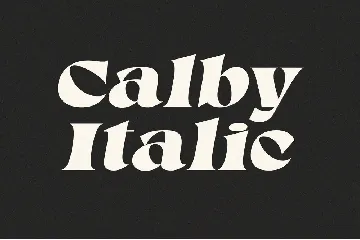 Calby - Elegant Serif Font