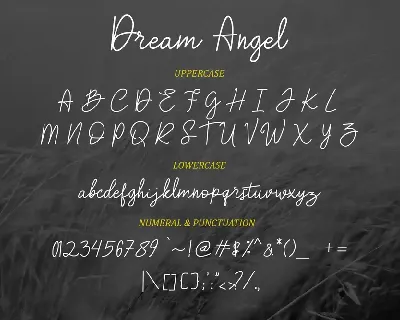 Dream Angle font