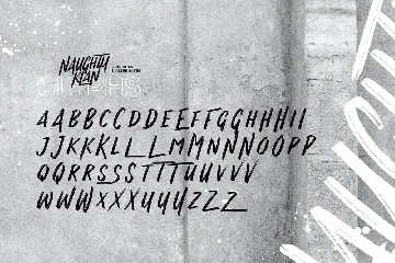 Naughty Klan - Street Type font