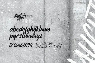 Naughty Klan - Street Type font