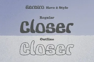 Keretro - Retro Display Font