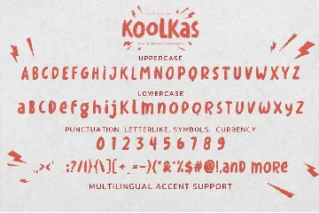 Koolkas - Fun Display Typeface font