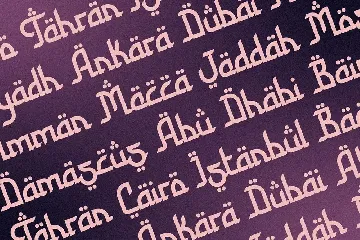 Holy Month - Arabic Display Font