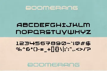 Boomerang - Hawaiian Typeface font