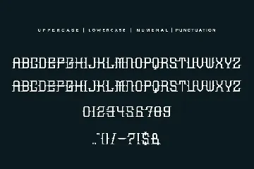 Black Desgron Font