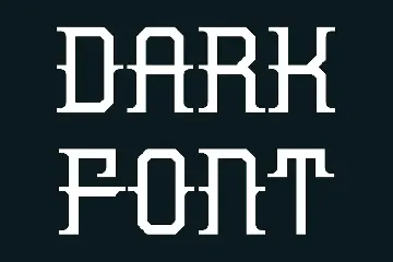 Black Desgron Font