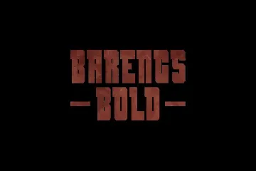 Barengs Bold font