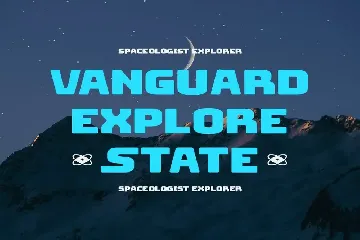 Starburst - A Space Futuristic Font