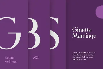 Ginetta Marriage Serif Font