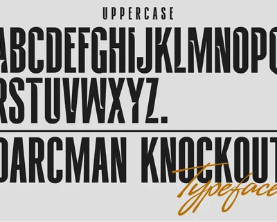 DARCMAN KNOCKOUT font