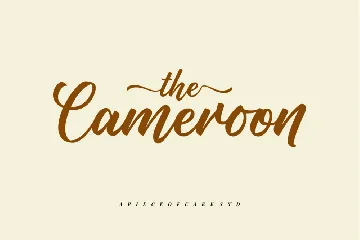 Cameroon - A Script Font