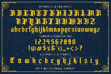 Bahisy - Blackletter Font