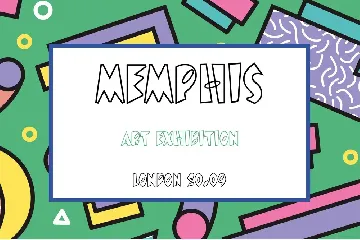 Memphis - Optimistic Typeface font