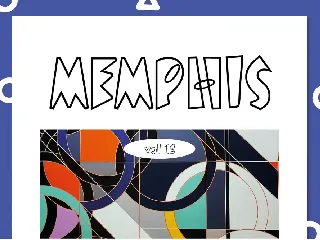 Memphis - Optimistic Typeface font