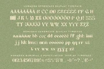 Nomaden font