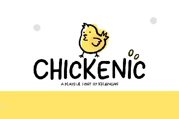 Chickenic font