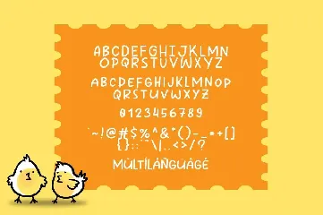 Chickenic font