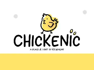 Chickenic font