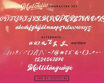 Matchstic - Logotype Font Brush