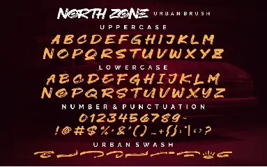 NORTH ZONE font