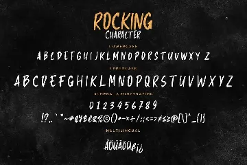 Rocking Rock & Roll Advertisement Font