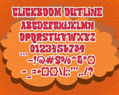 Clickboom font