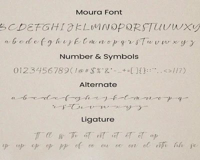Moura font