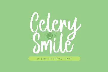 Celery Smile font