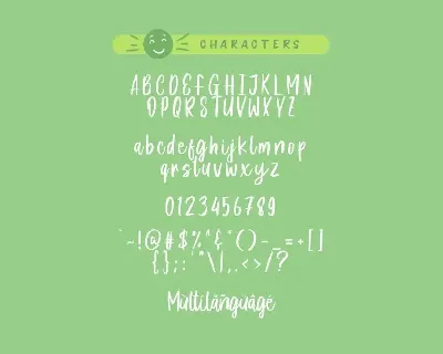 Celery Smile font