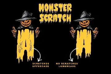 Monster Scratch font
