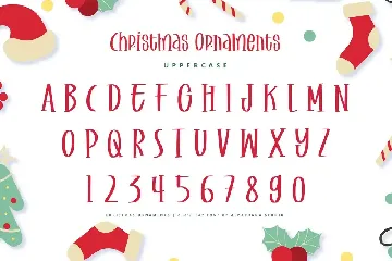 Christmas Ornaments font