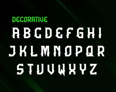 IHD Decorative font