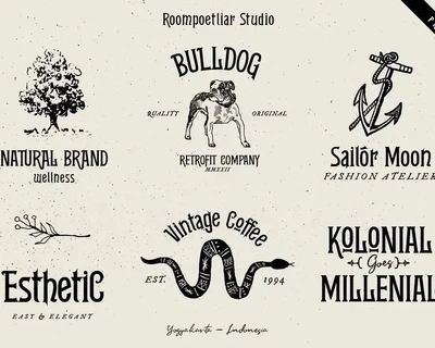 Klasszikus Vintage Font