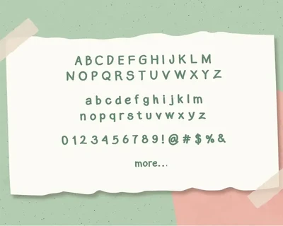 Sekek - Cute Sticker Font